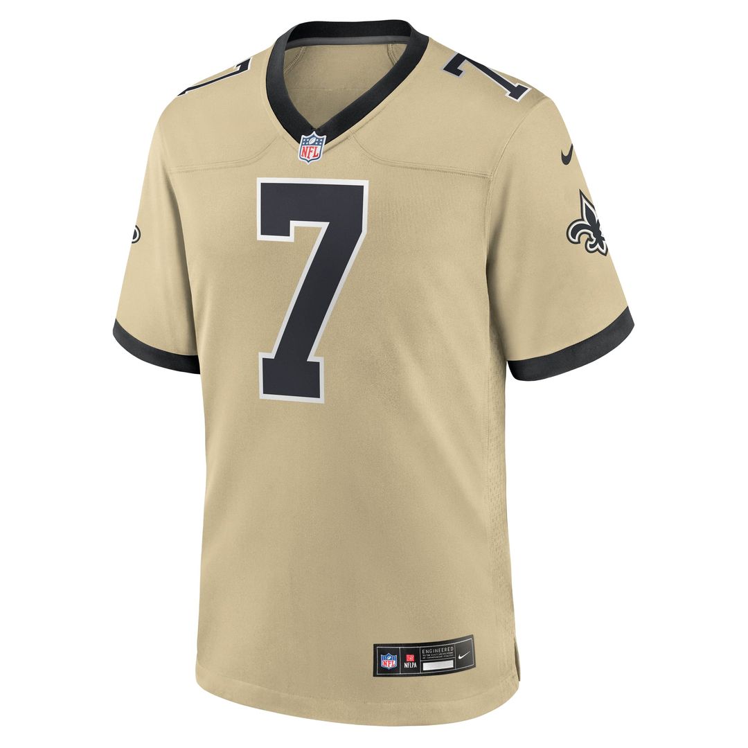 New Orleans Saints Taysom Hill Nike Black Game Jersey product image 18