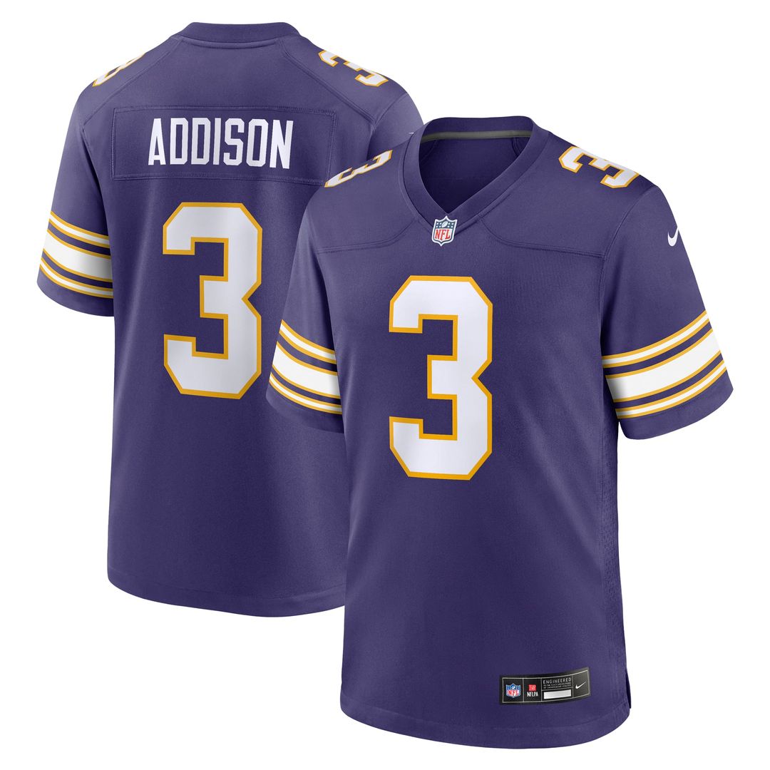 Minnesota Vikings Jordan Addison Nike White Away Game Jersey product image 7