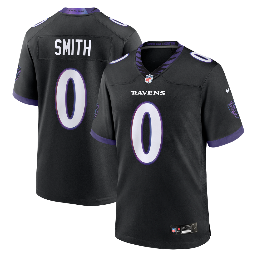 Baltimore Ravens Roquan Smith Nike Black Alternate Game product image 14