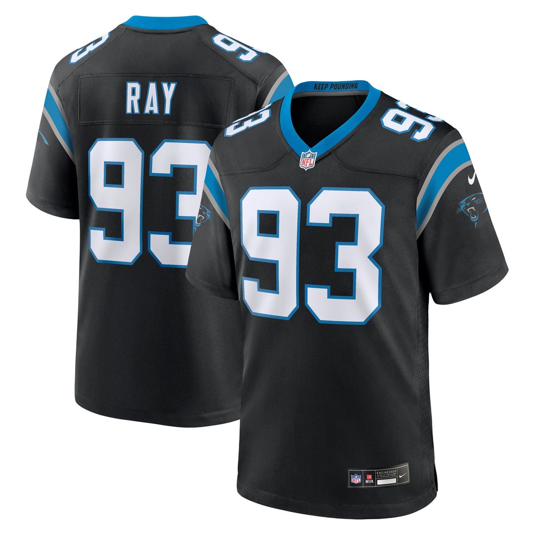 Carolina Panthers LaBryan Ray Nike Black Game Jersey product image 1