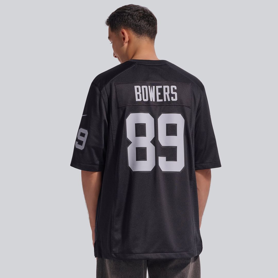 Las Vegas Raiders Brock Bowers Nike Black Game Jersey product image 17