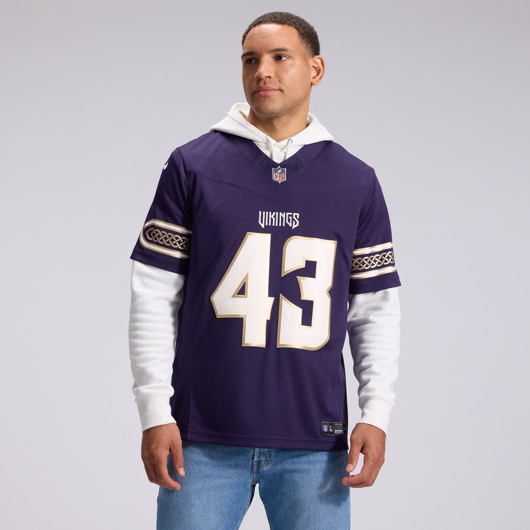 Minnesota Vikings Andrew Van Ginkel Nike Purple 2026 product image 2