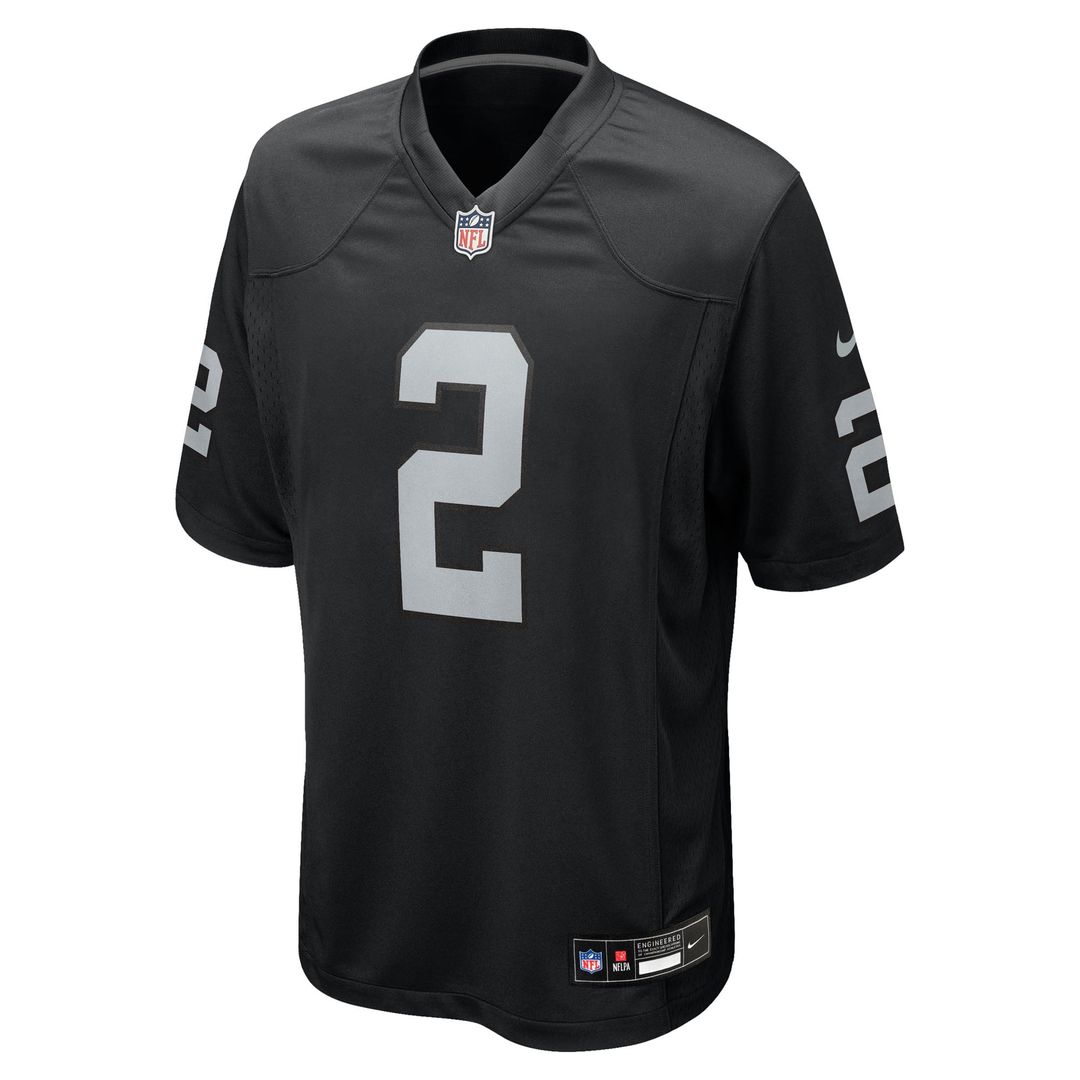 Las Vegas Raiders Ashton Jeanty Nike Black Game Jersey product image 7