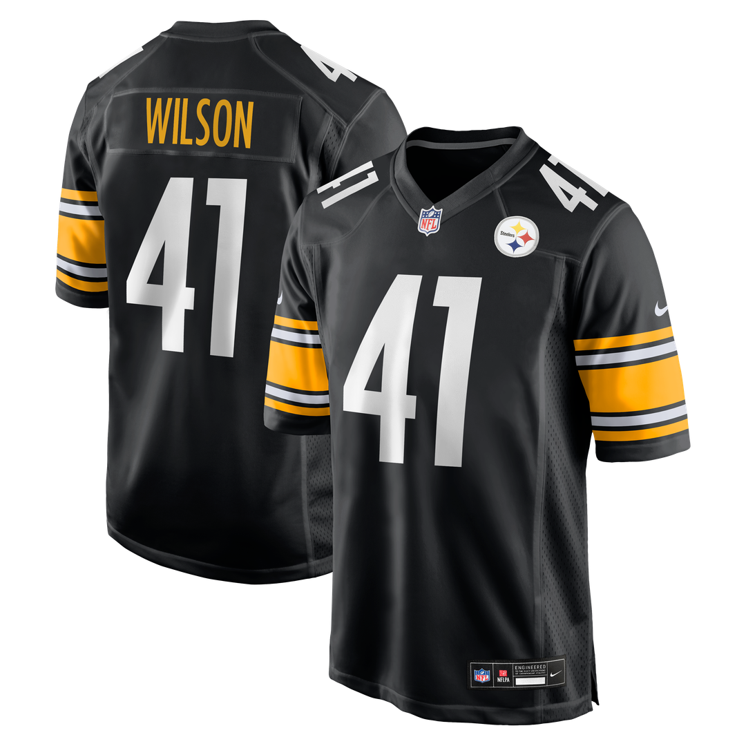 Pittsburgh Steelers Payton Wilson Nike Black Game Jersey product image 1
