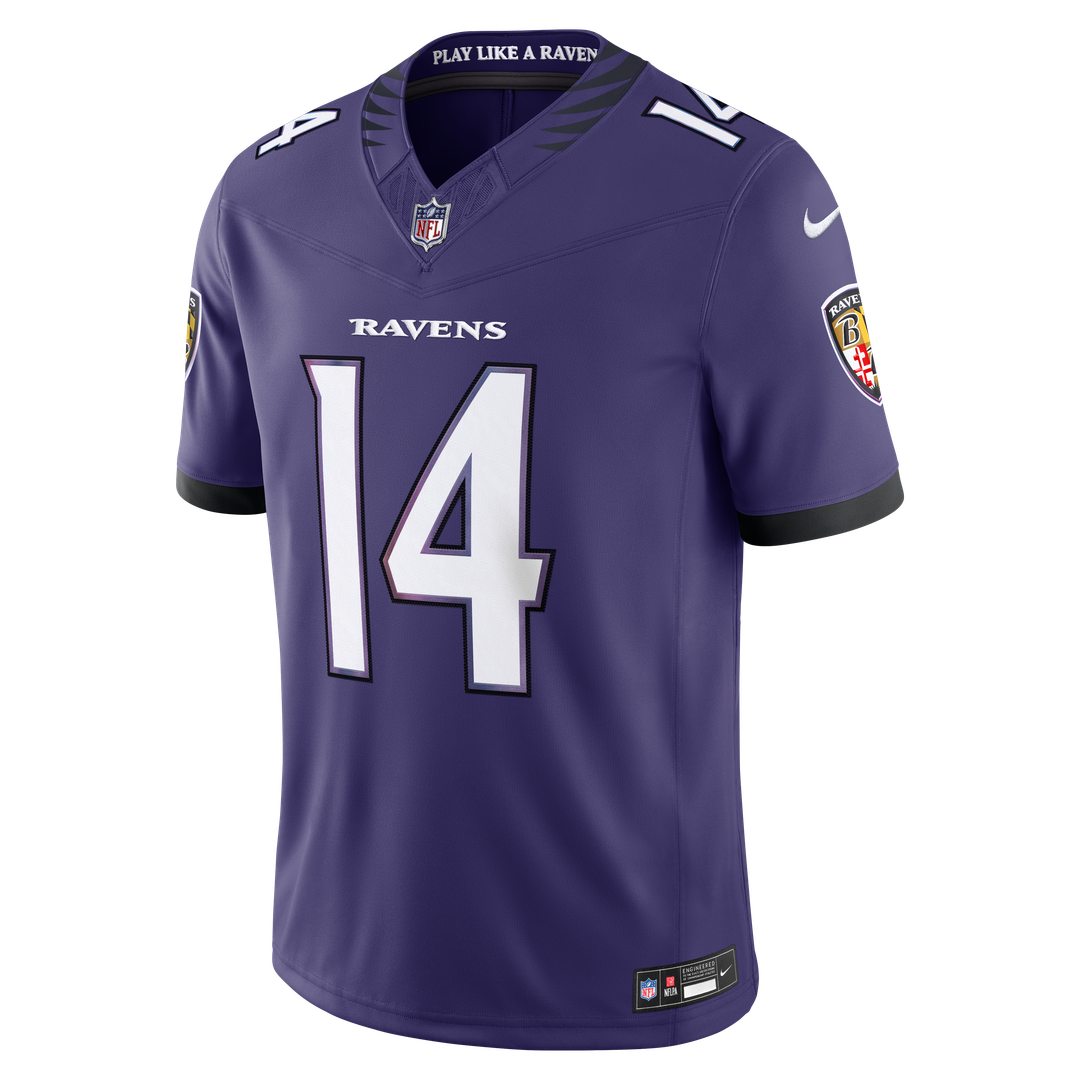 Baltimore Ravens Kyle Hamilton Nike Black Alternate Vapor product image 8