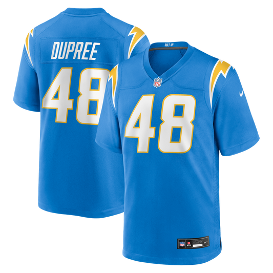 Los Angeles Chargers Bud Dupree Nike Powder Blue Game Jersey product image 1