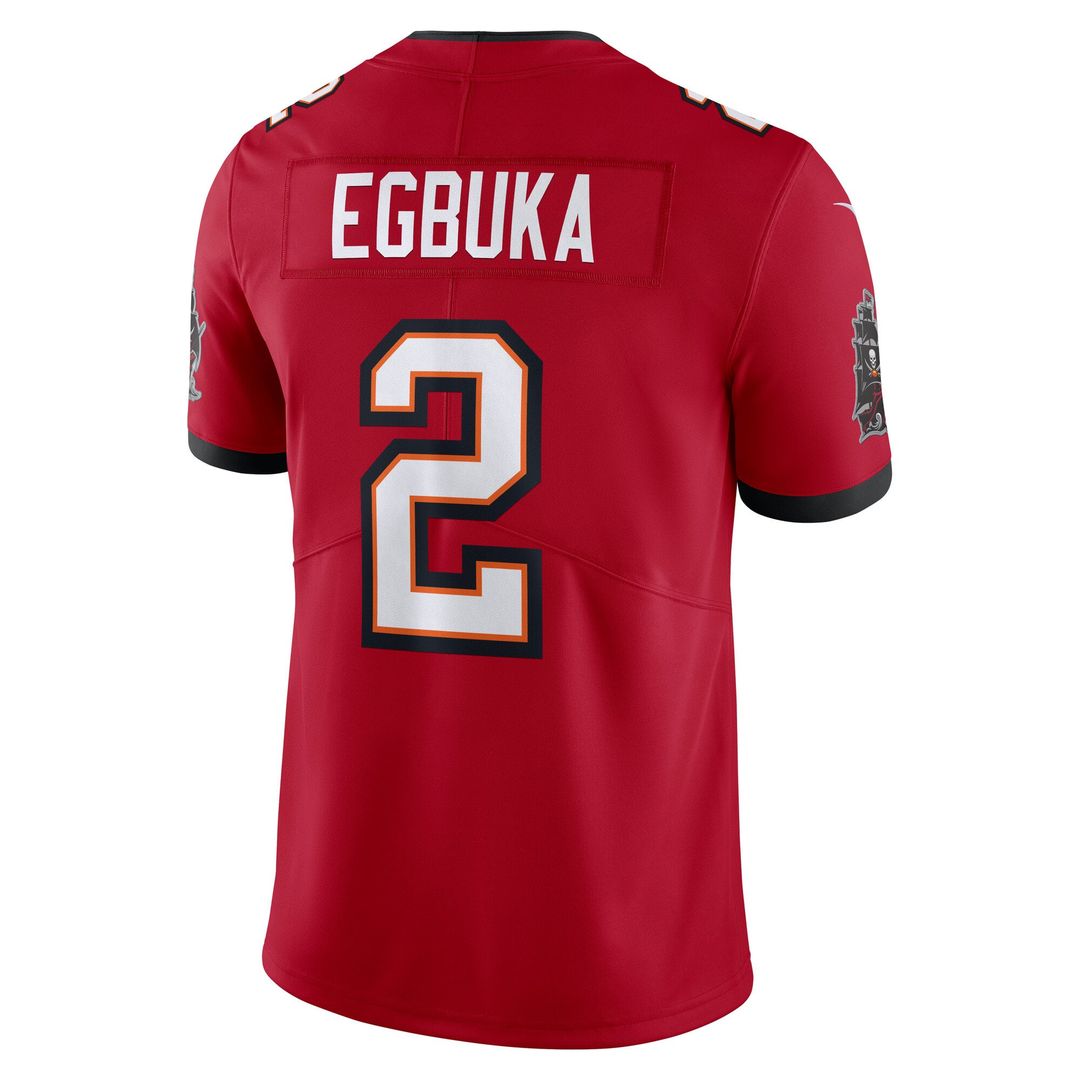 Tampa Bay Buccaneers Emeka Egbuka Nike Red Vapor product image 3