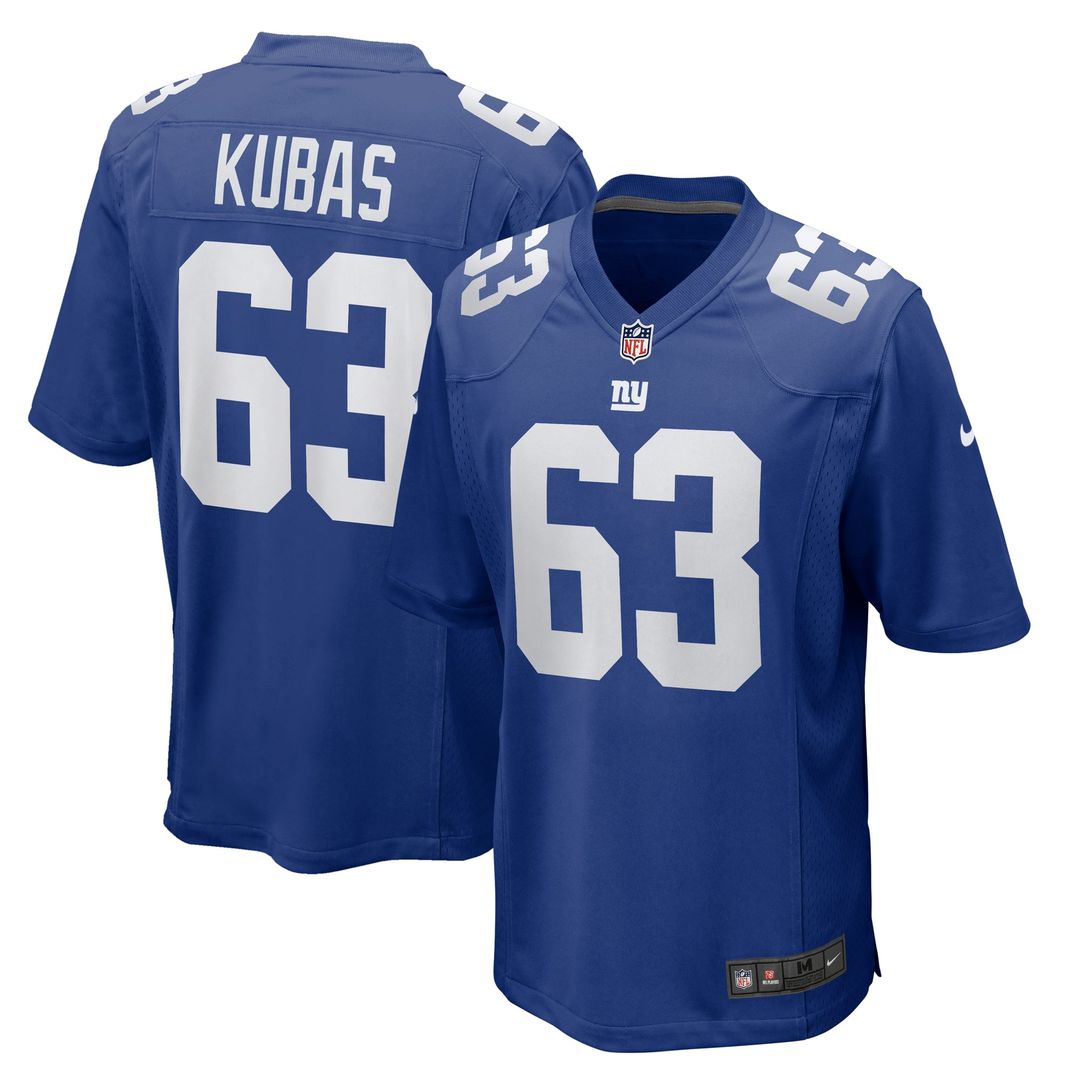 New York Giants Jake Kubas Nike Royal Game Jersey product image 1