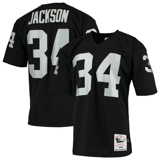 Las Vegas Raiders 1990 Bo Jackson Mitchell & Ness Black product image 1