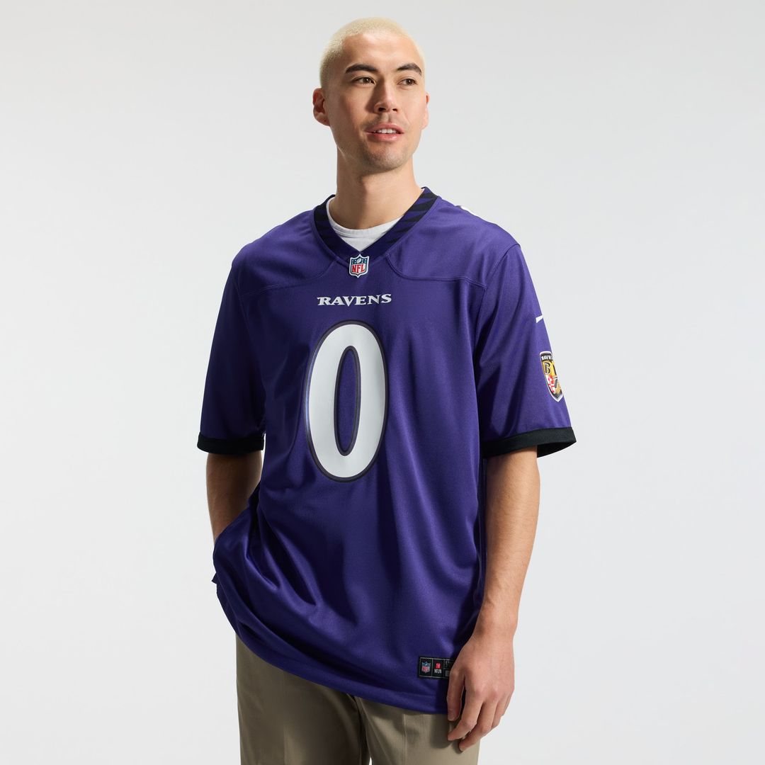 Baltimore Ravens Roquan Smith Nike Purple Game Jersey product image 2