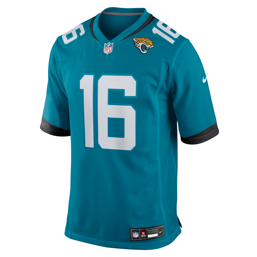Jacksonville Jaguars Trevor Lawrence Nike Teal Game Jersey product image 2