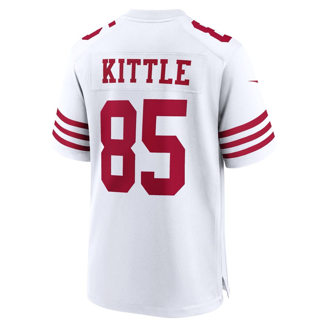 San Francisco 49ers George Kittle Nike White Game Jersey product image 6