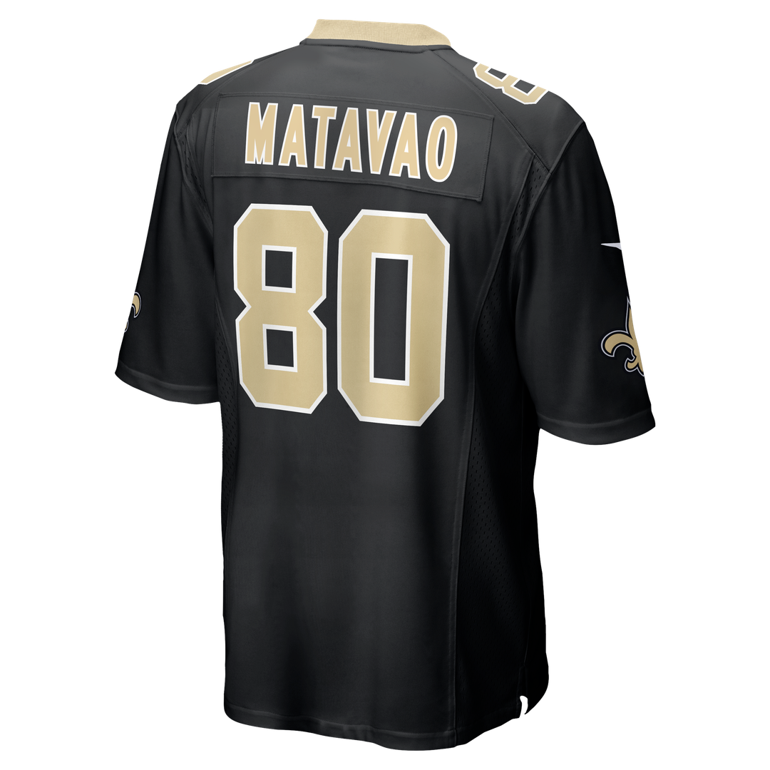 New Orleans Saints Moliki Matavao Nike Black Game Jersey product image 3