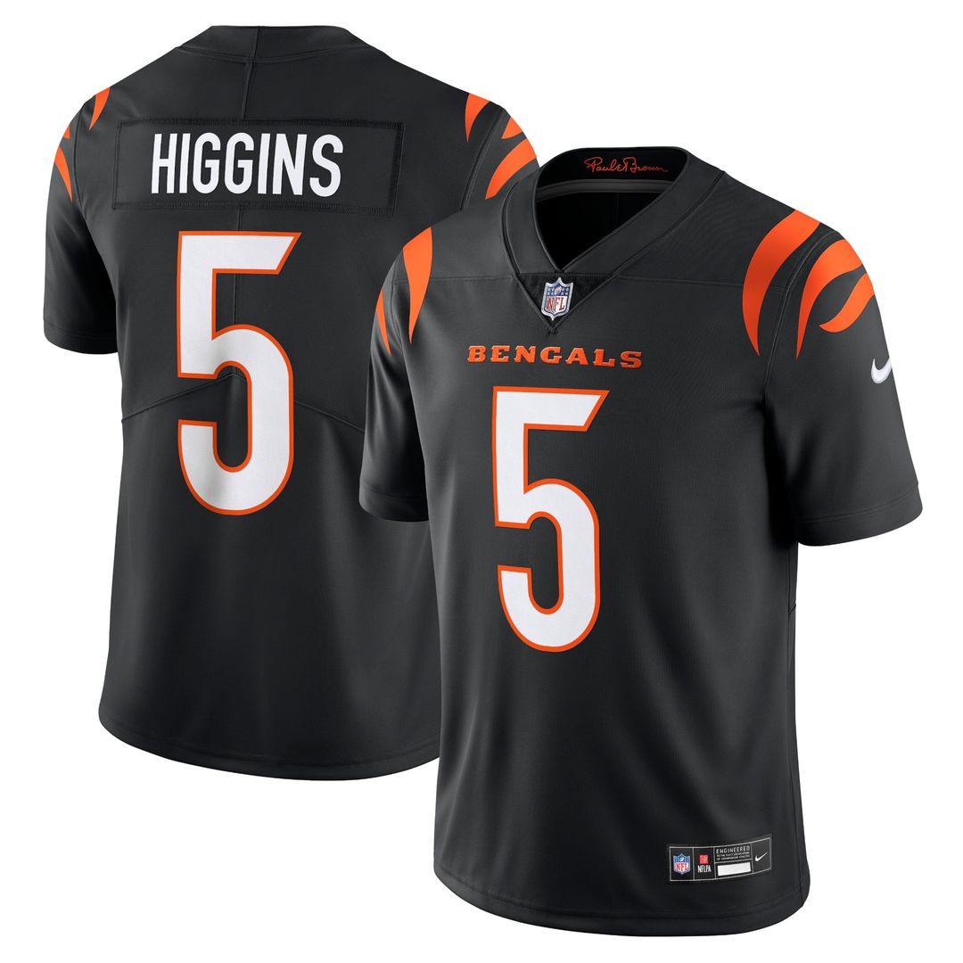 Cincinnati Bengals Tee Higgins Nike Black Vapor Untouchable product image 1