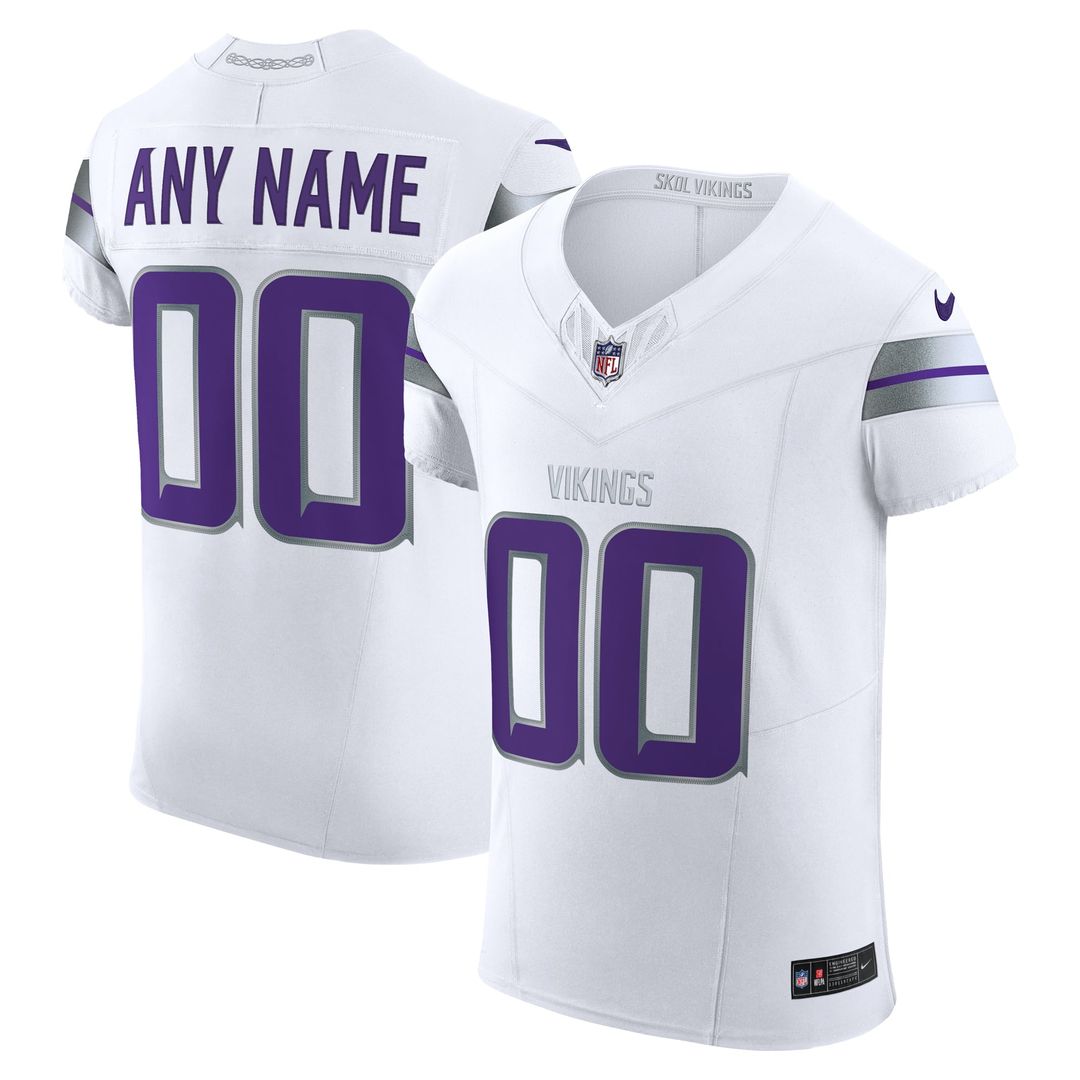Minnesota Vikings Nike White Vapor FUSE Elite Custom Jersey product image 1