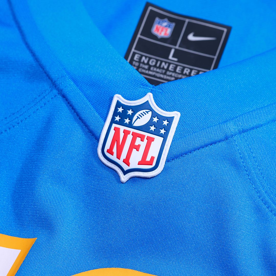 Los Angeles Chargers Nick Barrett Nike Powder Blue Game product image 6