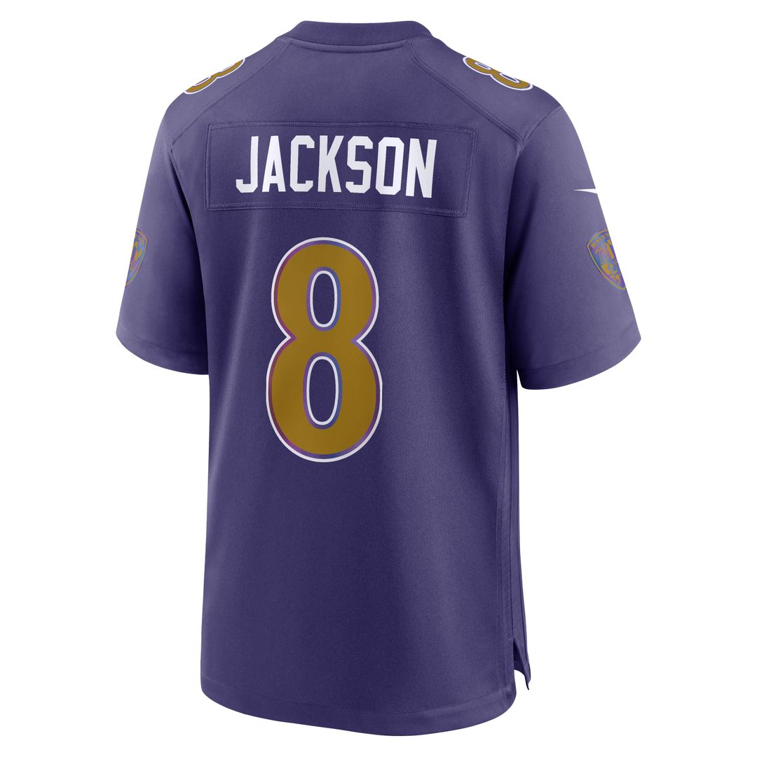 Baltimore Ravens Lamar Jackson Nike Purple Alternate Game product image 3