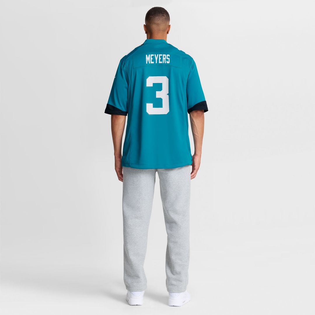 Jacksonville Jaguars Jakobi Meyers Nike Teal Game Jersey product image 5