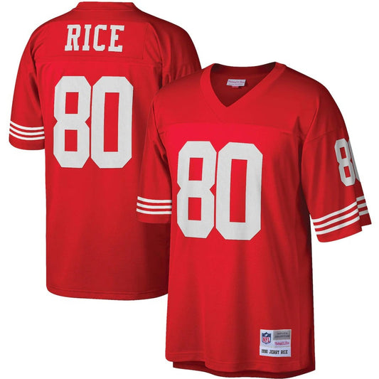 San Francisco 49ers Jerry Rice Mitchell & Ness Scarlet Big product image 1