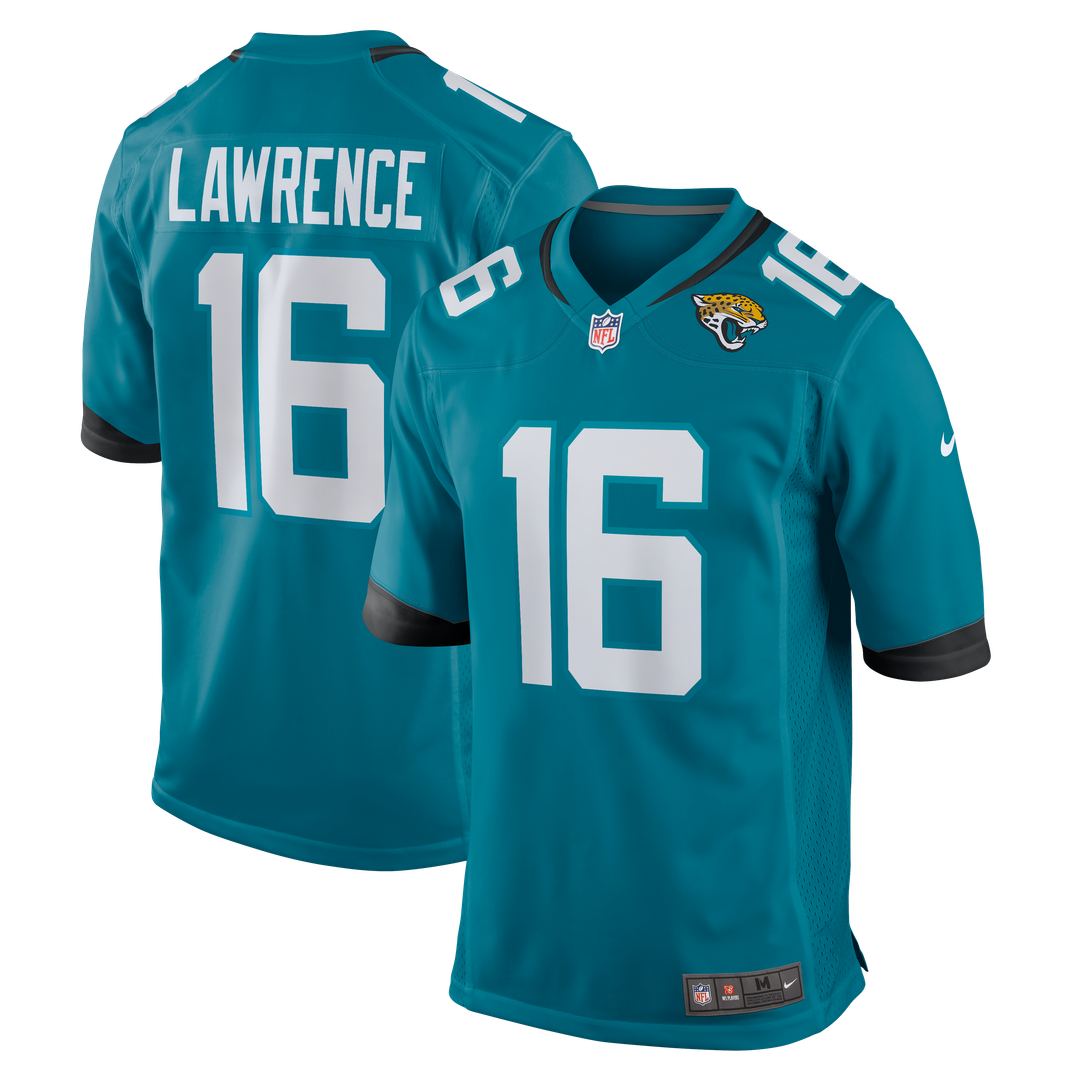 Jacksonville Jaguars Trevor Lawrence Nike Teal Home Game product image 1