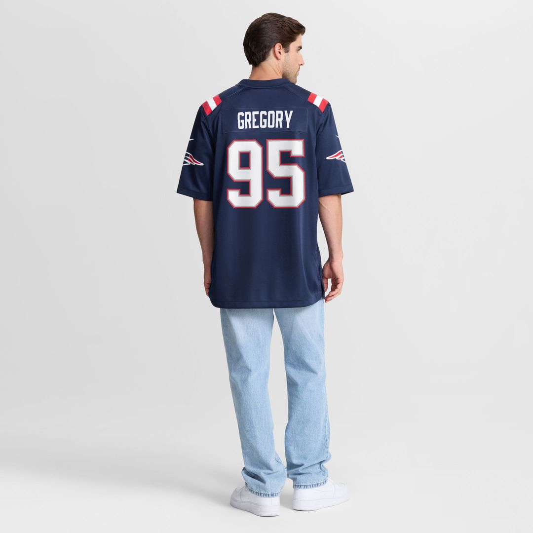 New England Patriots Eric Gregory Nike Navy Game Jersey product image 3