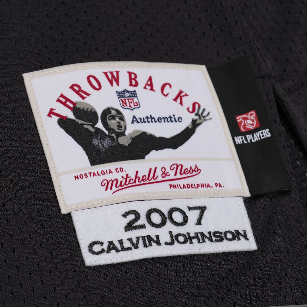 Detroit Lions Calvin Johnson Mitchell & Ness Black 2007 product image 3