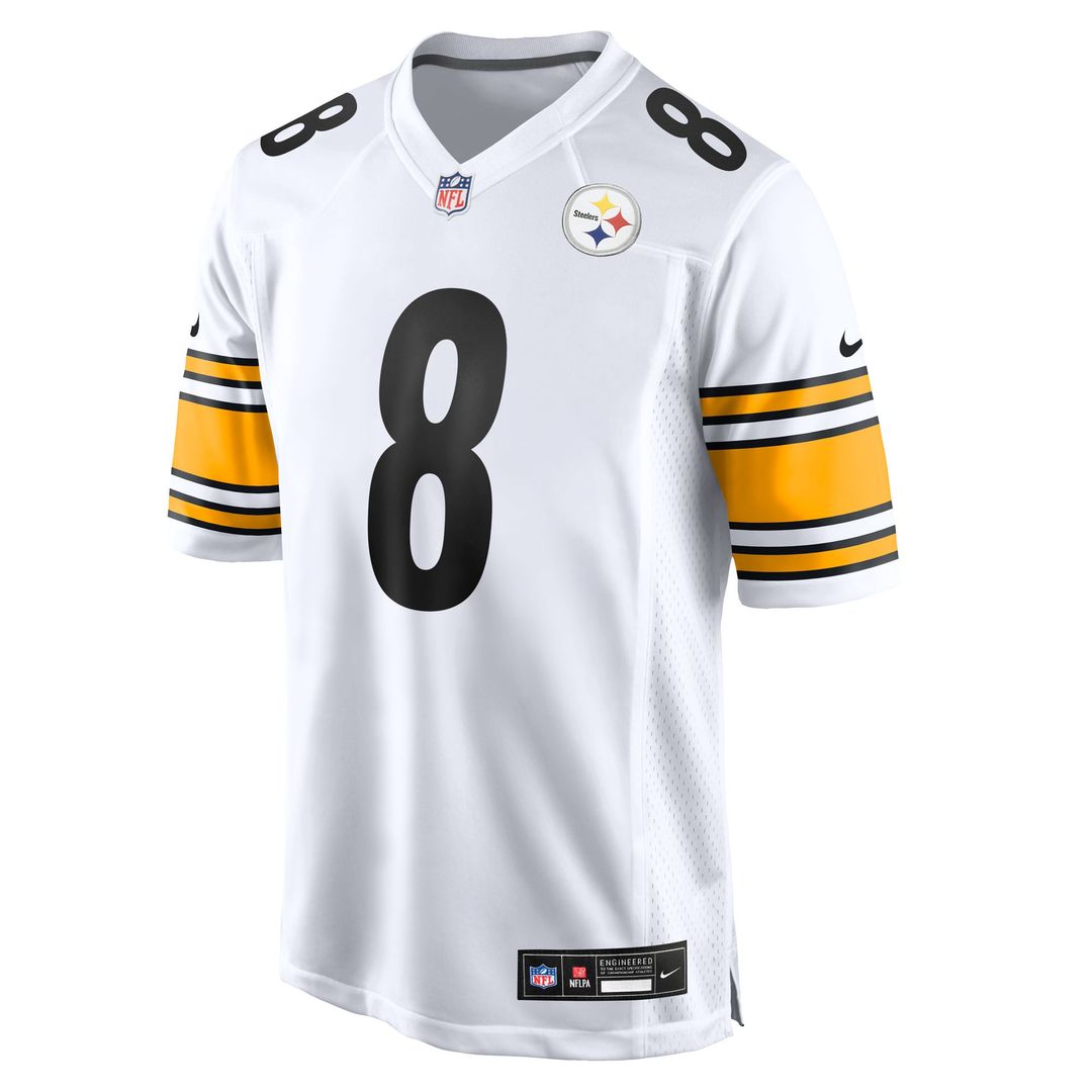Pittsburgh Steelers Aaron Rodgers Nike White Game Jersey product image 5