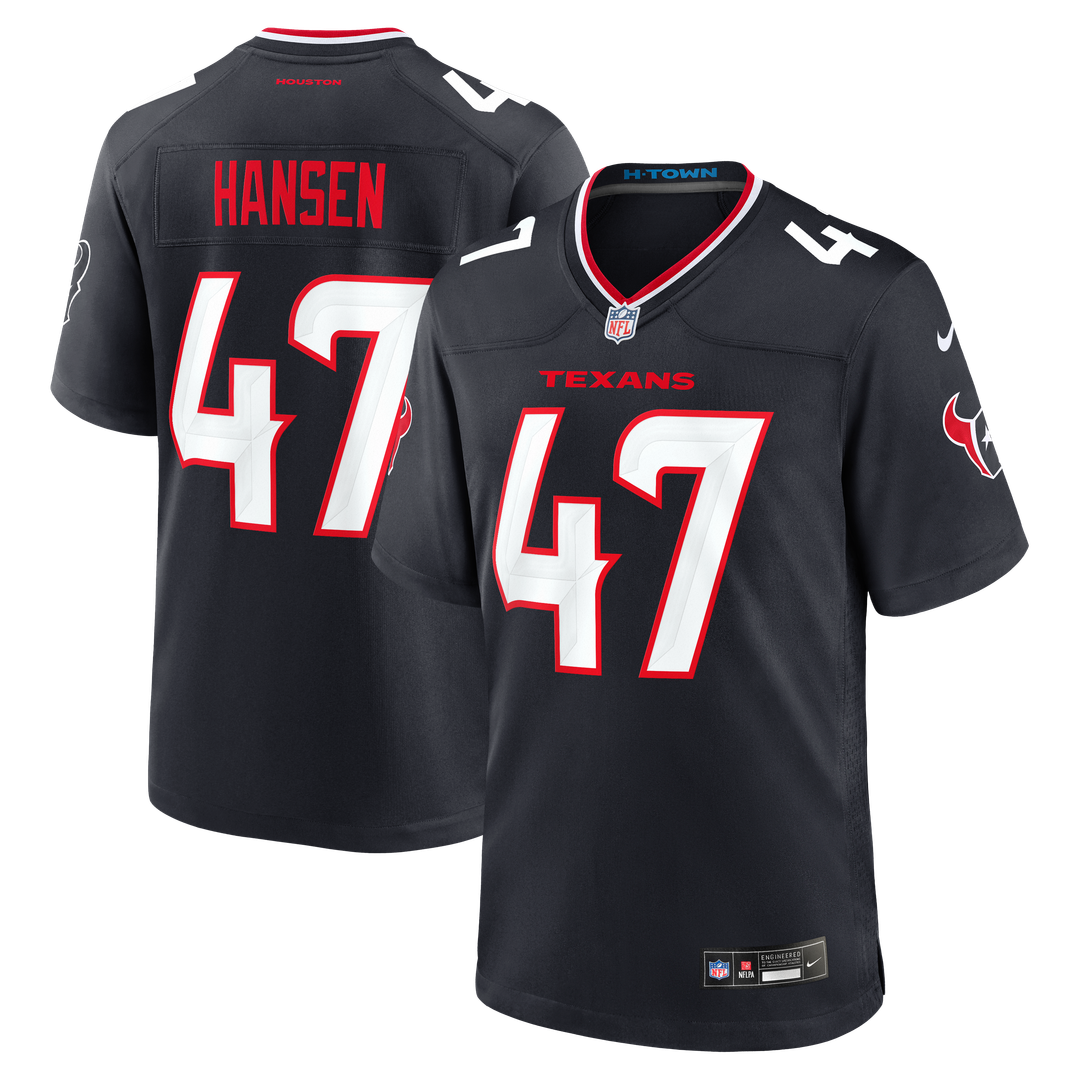 Houston Texans Louis Hansen Nike Navy Game Jersey product image 1