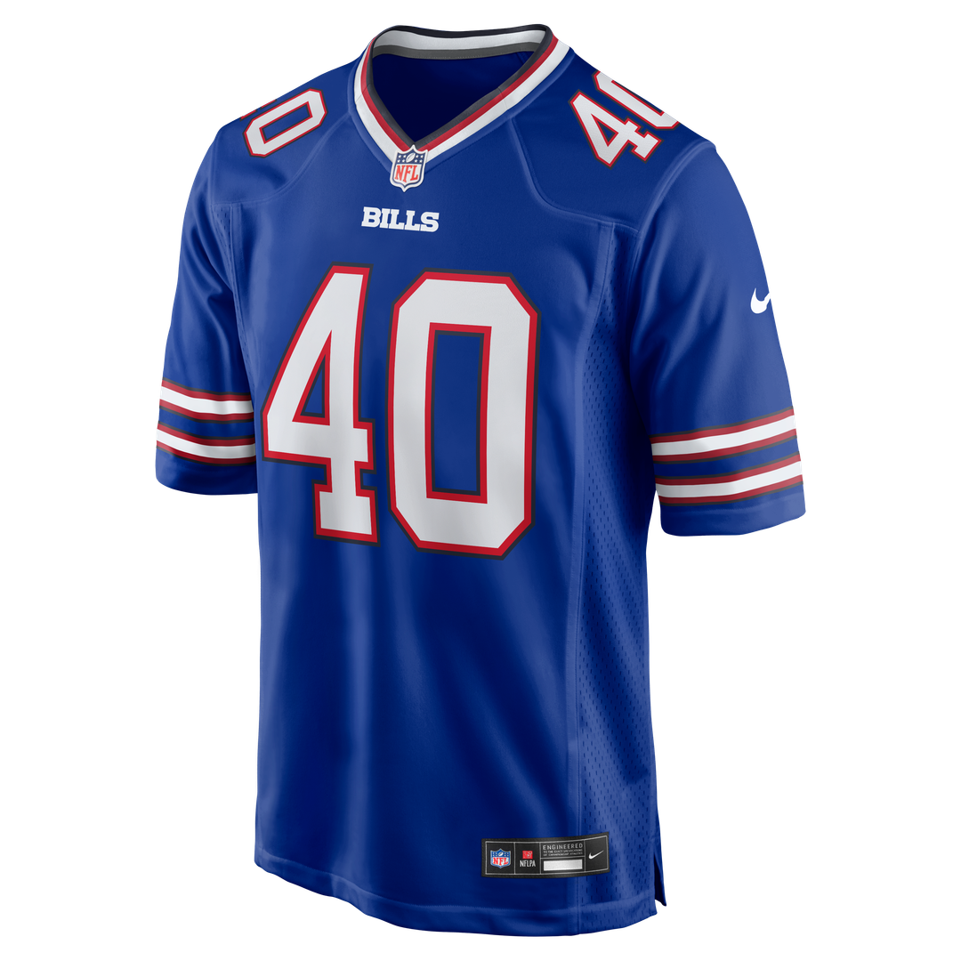 Buffalo Bills Matthew Wright Nike Royal Game Jersey product image 2