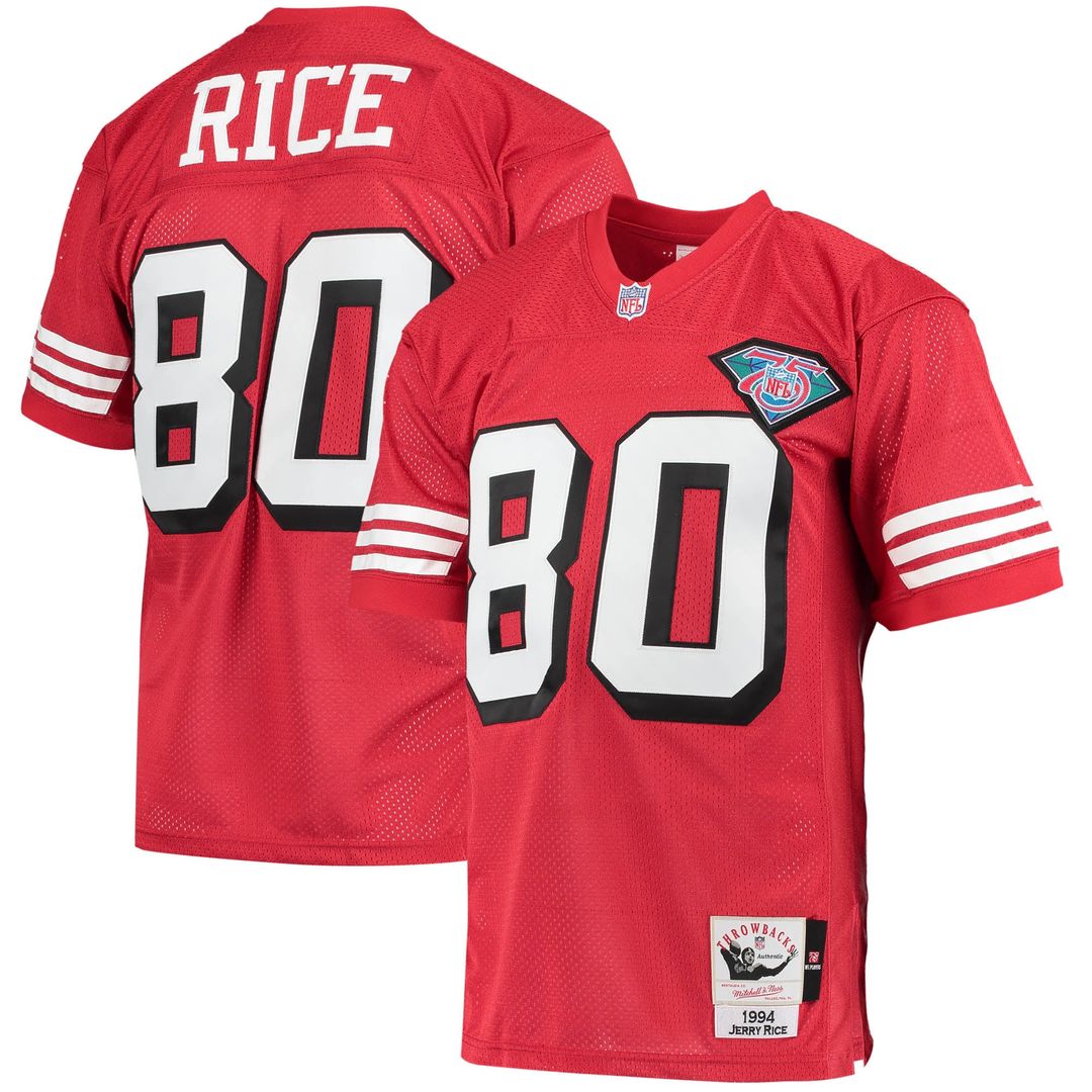 San Francisco 49ers 1994 Jerry Rice Mitchell & Ness Scarlet product image 4