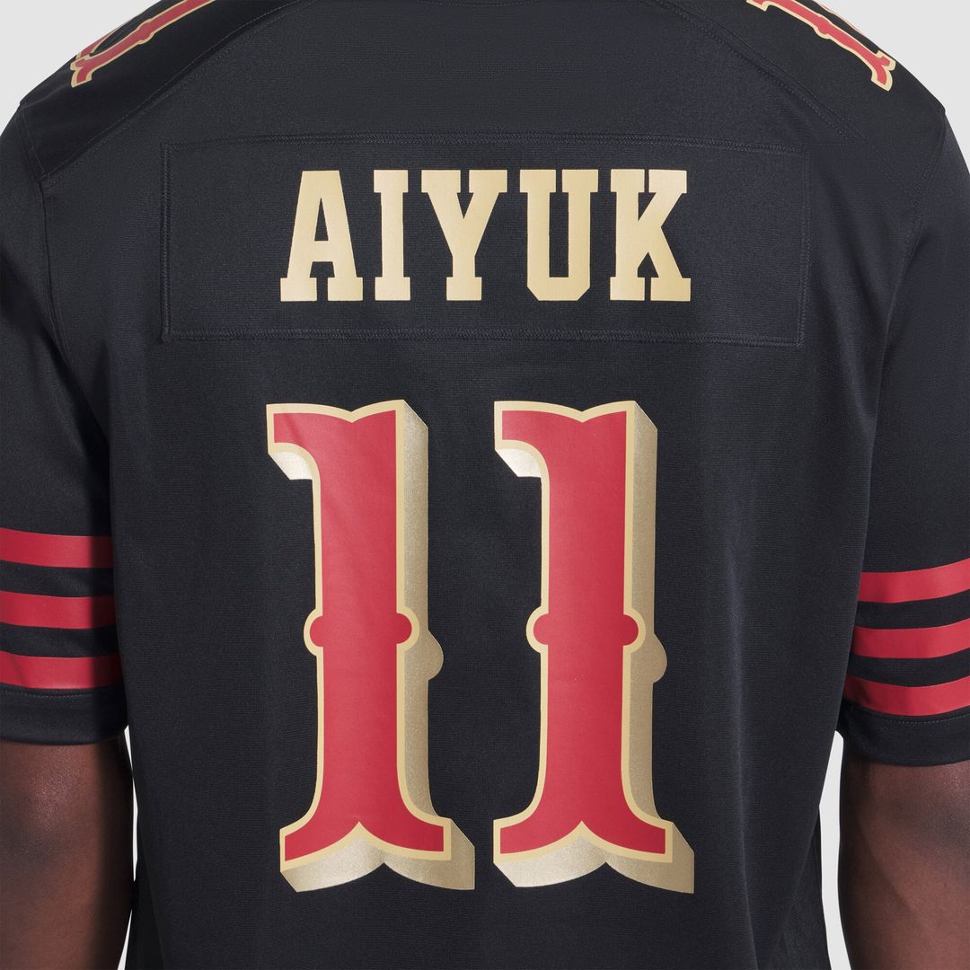 San Francisco 49ers Brandon Aiyuk Nike Black Rivalries product image 7