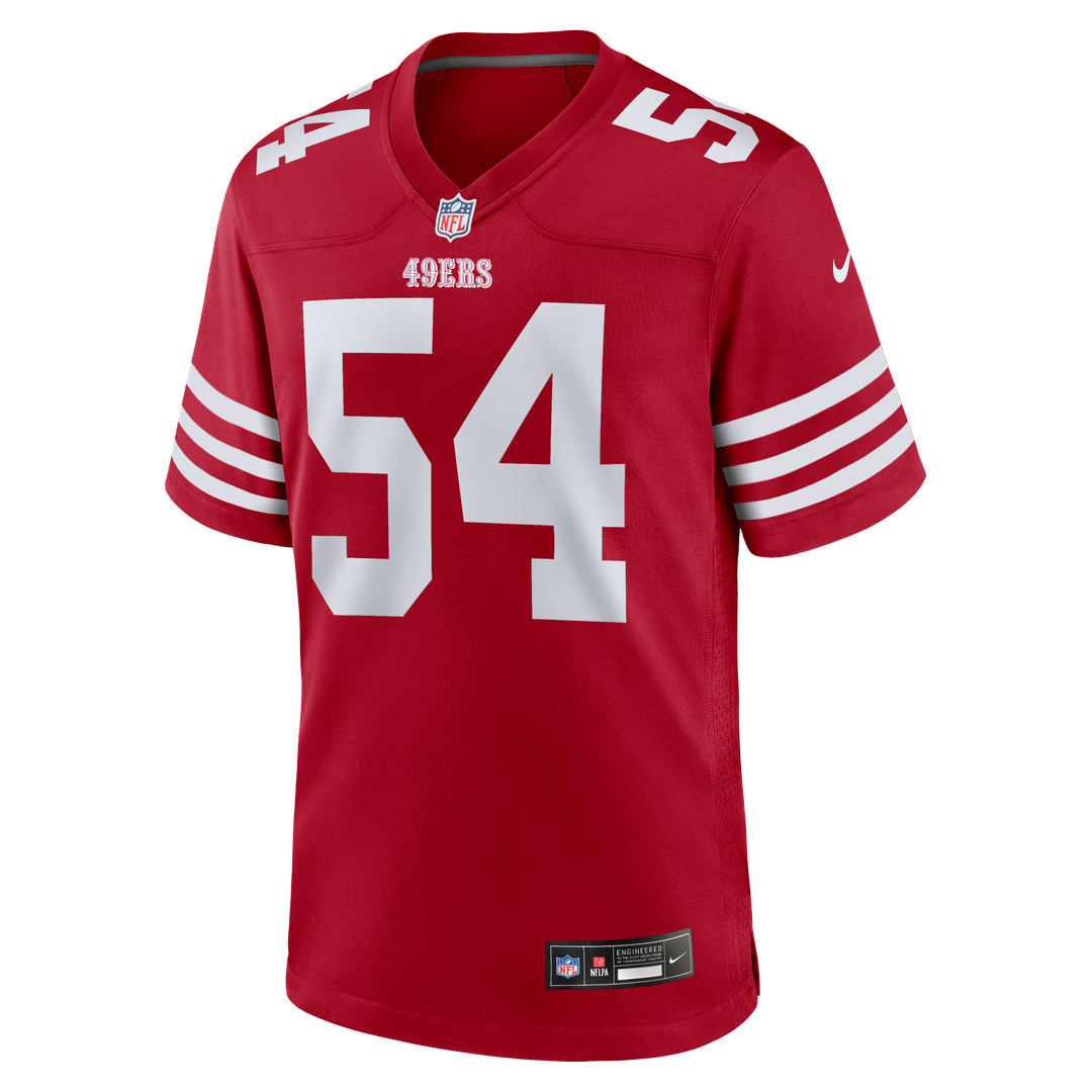 San Francisco 49ers Fred Warner Nike White Game Jersey product image 8
