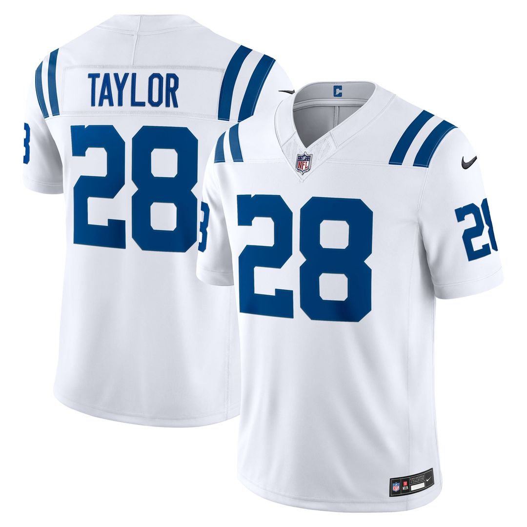 Indianapolis Colts Jonathan Taylor Nike White Vapor FUSE product image 4