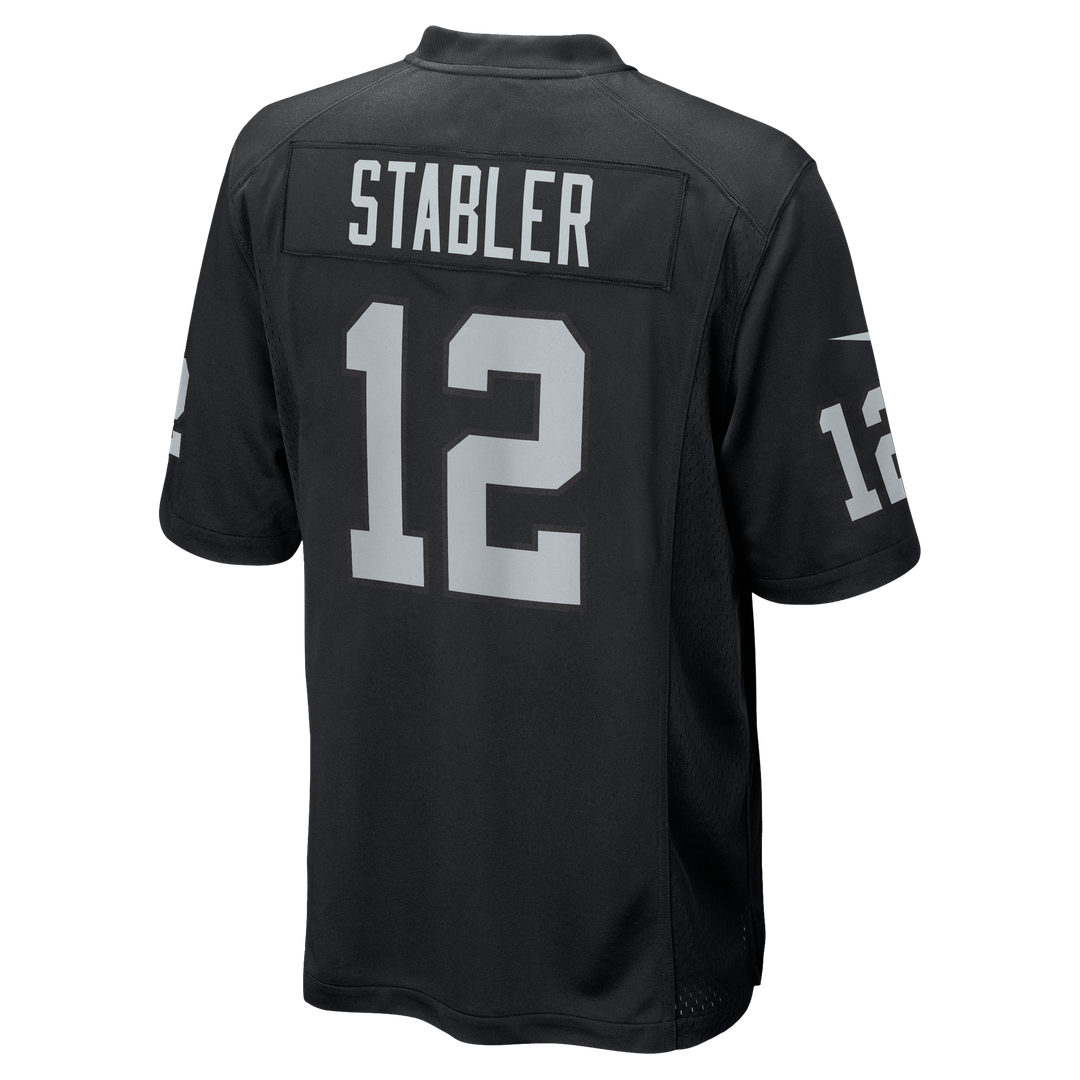 Las Vegas Raiders Ken Stabler Nike Black Retired Player product image 3