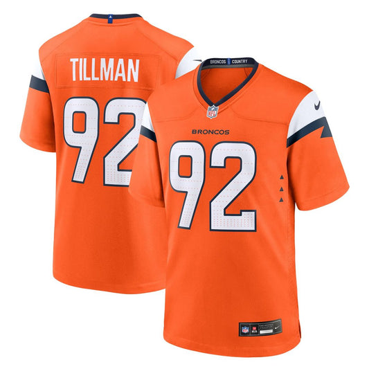 Denver Broncos Dondrea Tillman Nike Orange Game Jersey product image 1