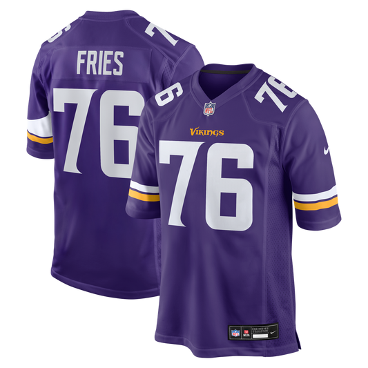 Minnesota Vikings Will Fries Nike Purple Game Jersey product image 1
