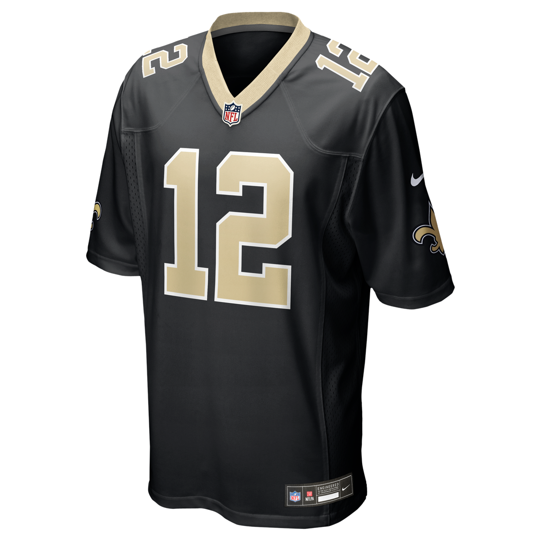 New Orleans Saints Chris Olave Nike Black Game Jersey product image 2