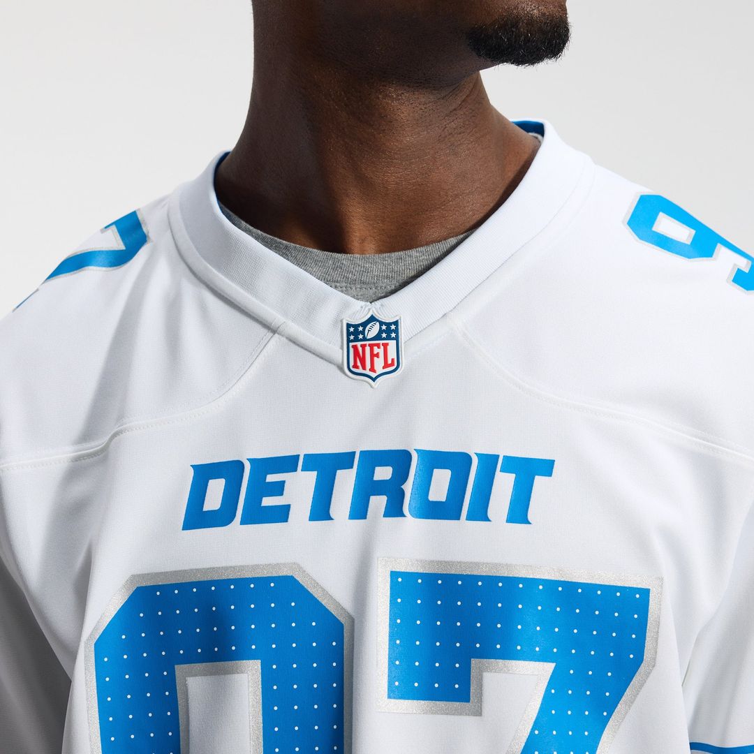 Detroit Lions Aidan Hutchinson Nike White Game Jersey product image 22