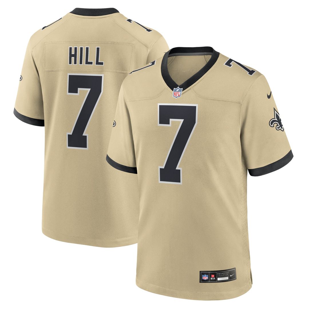 New Orleans Saints Taysom Hill Nike Black Game Jersey product image 17