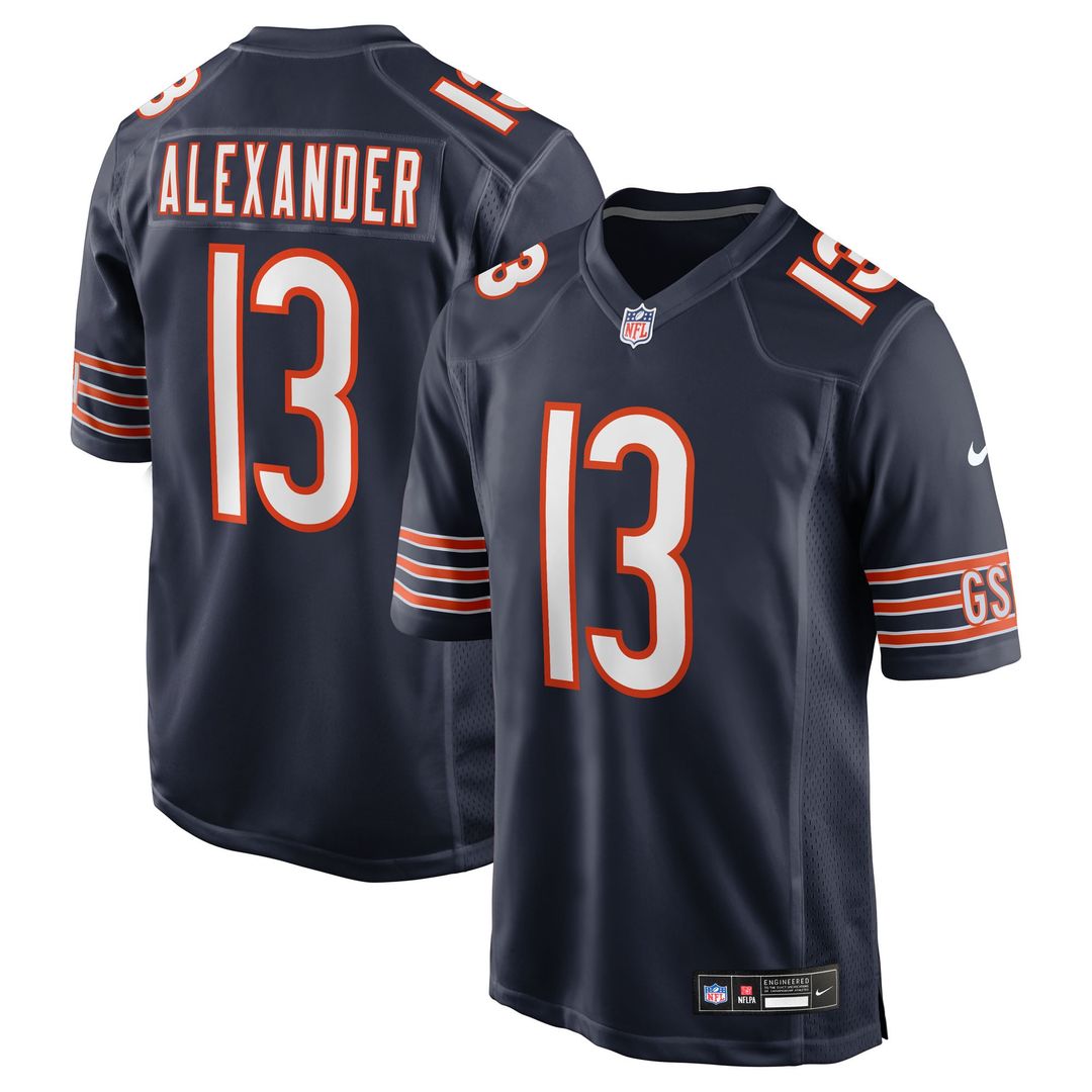 Chicago Bears Maurice Alexander Nike Navy Game Jersey product image 1