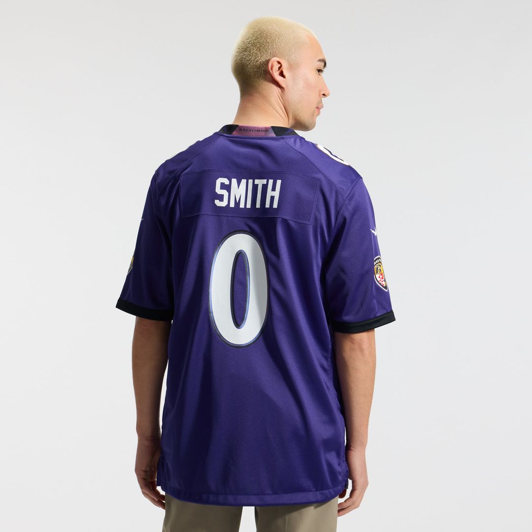 Baltimore Ravens Roquan Smith Nike Purple Game Jersey product image 3