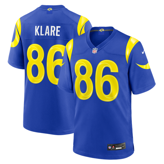 Los Angeles Rams Max Klare Nike Royal Game Jersey product image 1