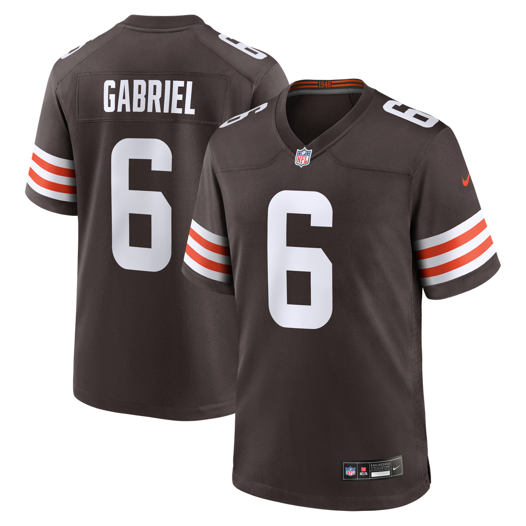 Cleveland Browns Dillon Gabriel Nike Brown Game Jersey product image 1