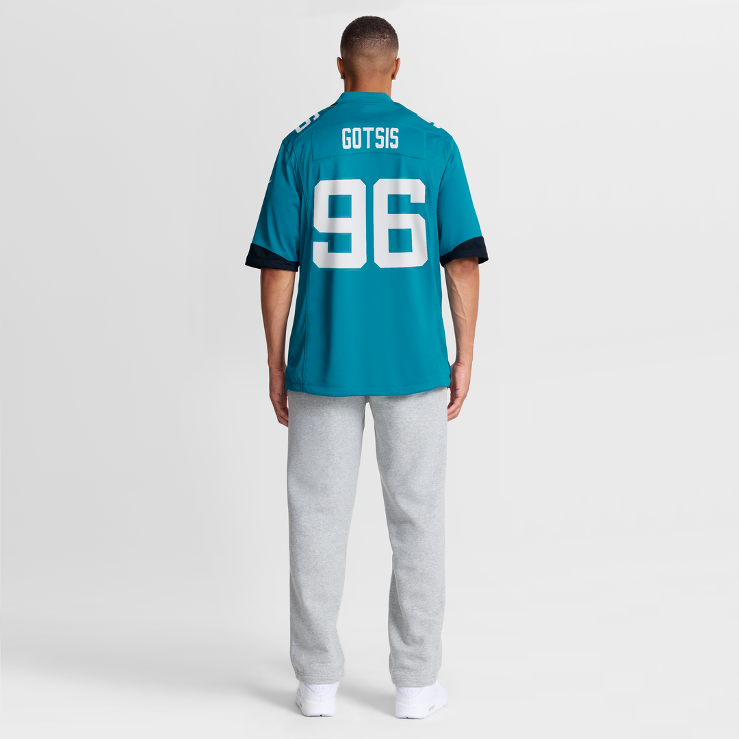 Jacksonville Jaguars Adam Gotsis Nike Teal Game Jersey product image 8