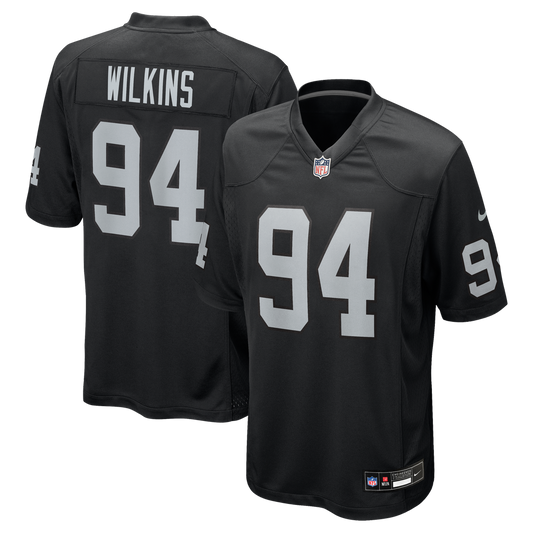 Las Vegas Raiders Christian Wilkins Nike Black Game Jersey product image 1