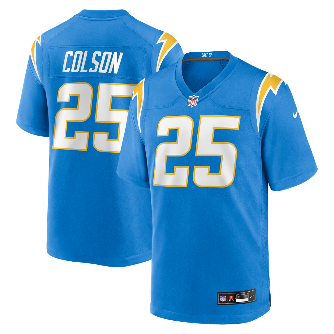 Los Angeles Chargers Junior Colson Nike Powder Blue Game product image 1