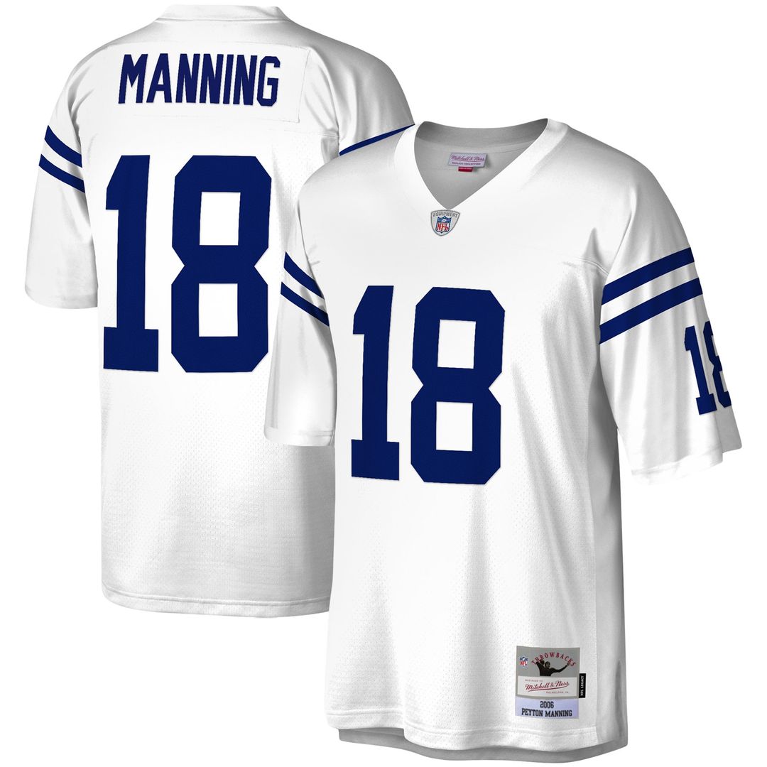 Indianapolis Colts Peyton Manning Mitchell & Ness White product image 1