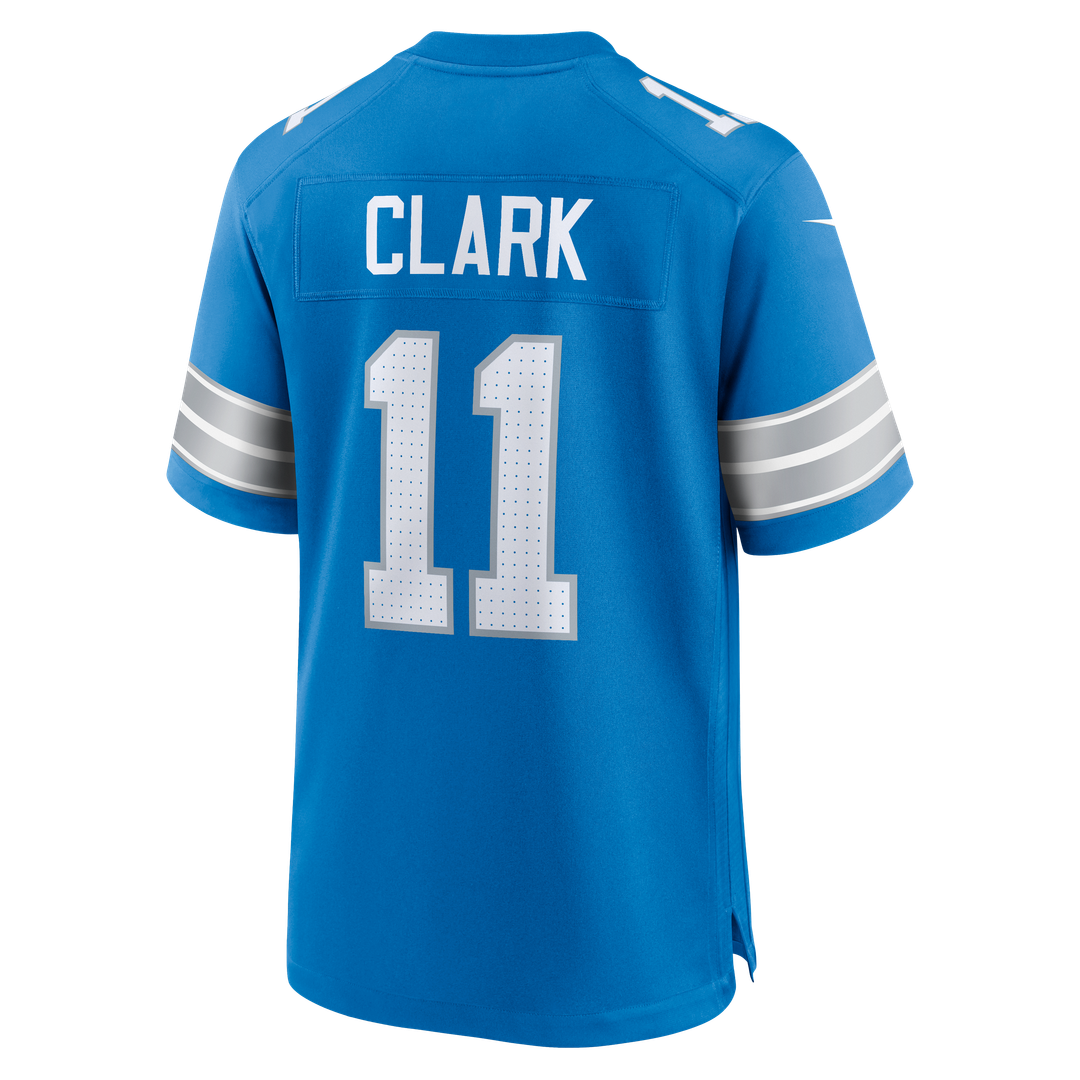 Detroit Lions Damone Clark Nike Blue Game Jersey product image 3