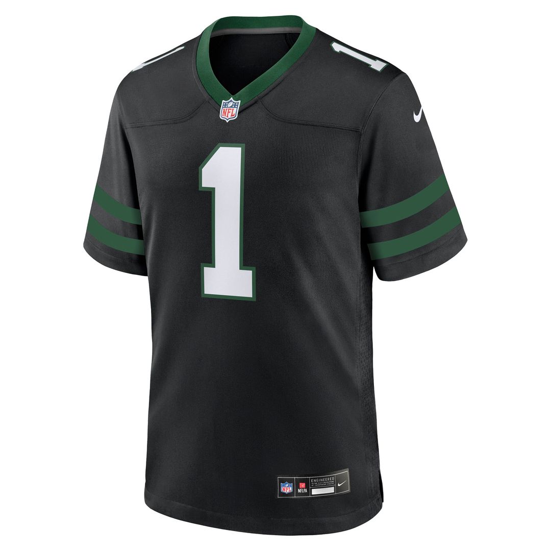 New York Jets David Bailey Nike Legacy Black Alternate Game product image 8