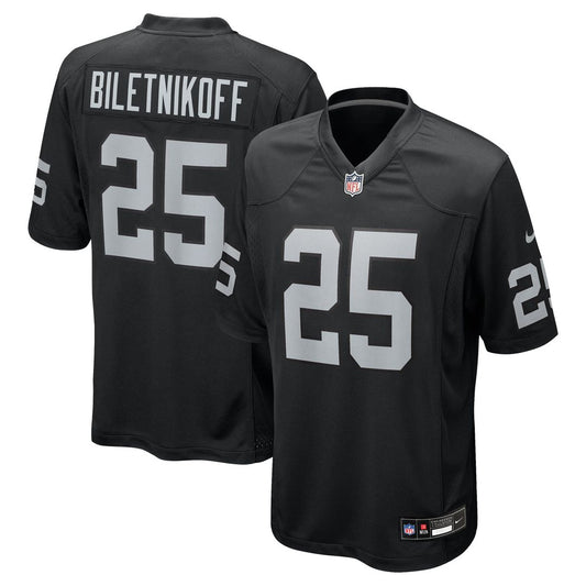 Las Vegas Raiders Fred Biletnikoff Nike Black Retired product image 1